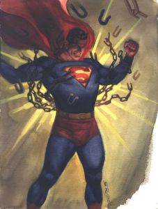 Golden Age Superman by Steve Rude