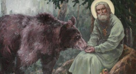 Saint-Seraphim-of-Sarov-and-his-bear-cropped-749x410